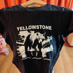 Brandy Melville Black and White Short Sleeve Tees